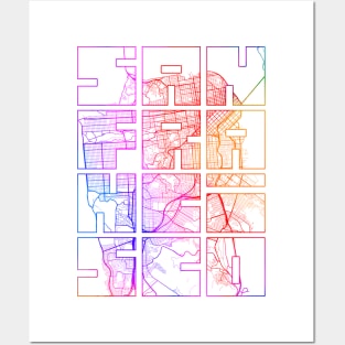 San Francisco, USA City Map Typography - Colorful Posters and Art